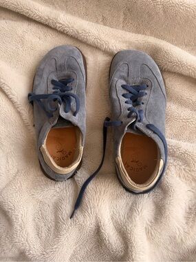 Magical Shoes Blue Suede Barefoot Sneakers Size 40